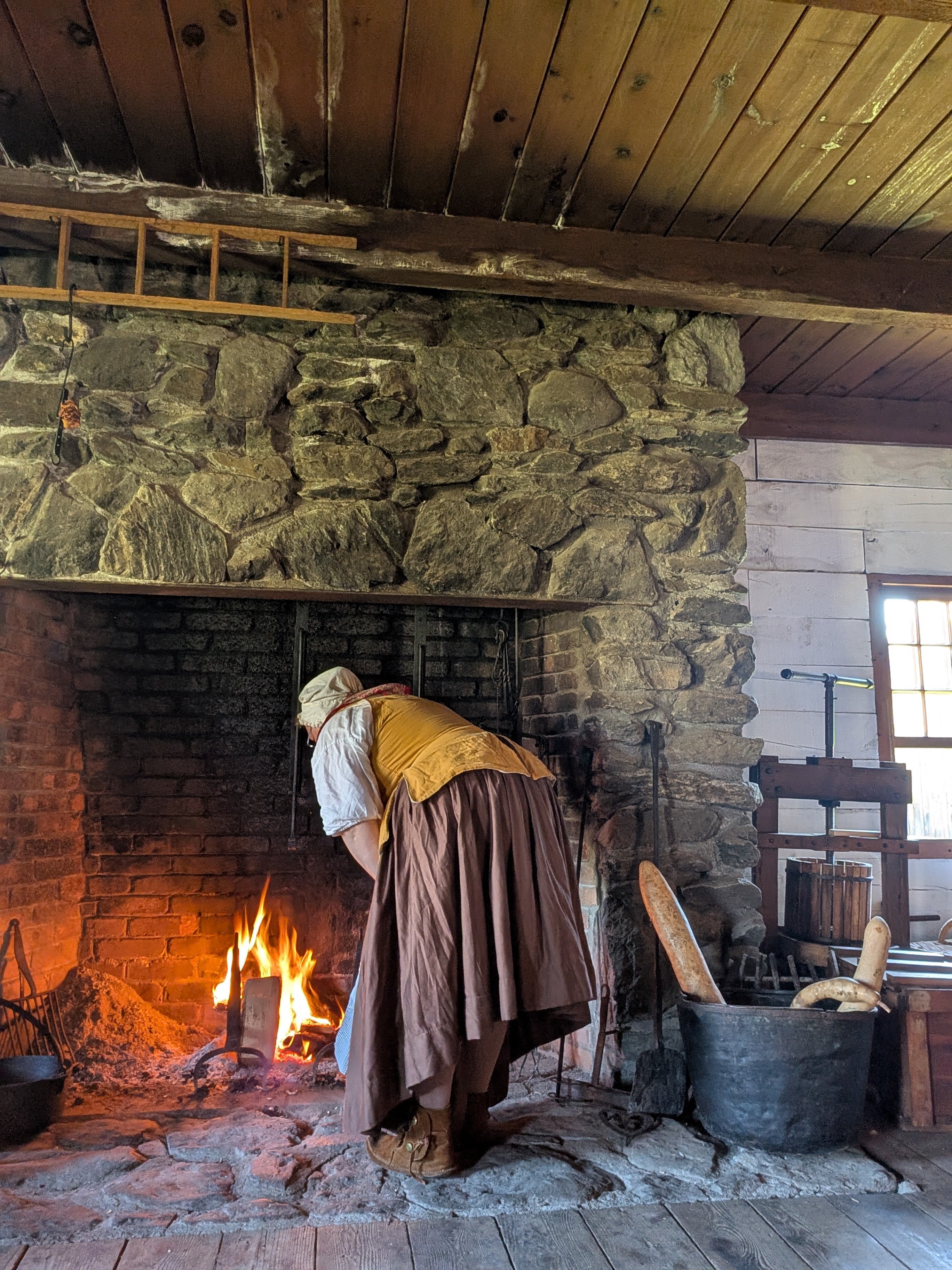 Building a fire at the Fort, 2026